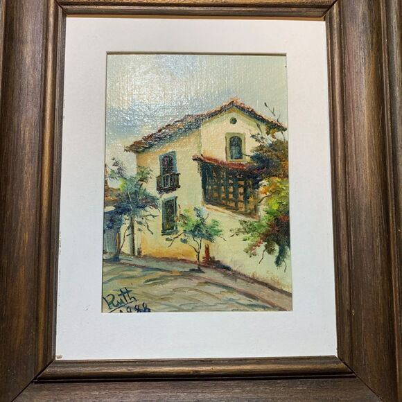 Original Framed Oil Painting Signed Impressionist Painterly Style - Picture 2 of 3